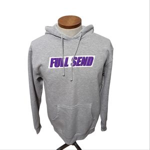 Full Send Puff Logo Hoodie Size Medium